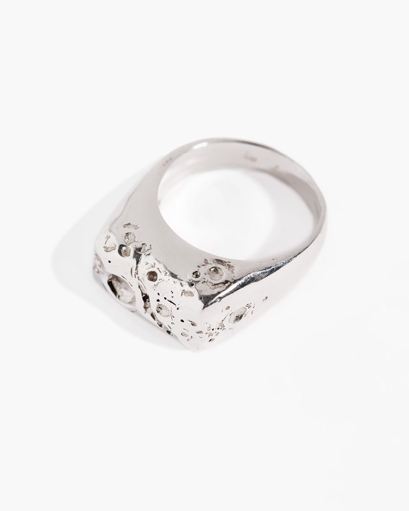 MOON silver ring